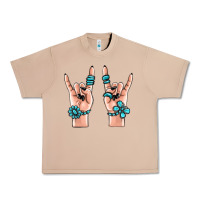 Burro gemstone rock hand Urban Heavy Tee - MaliasSmallBusiness