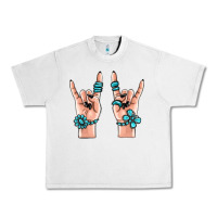 Lunar Rock gemstone rock hand Urban Heavy Tee - MaliasSmallBusiness