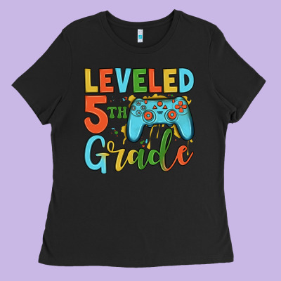 Leveled 5th Grade Ladies Tee Designed By Jahusdesignshop