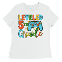 White leveled 5th grade Ladies Tee - JahusDesignShop