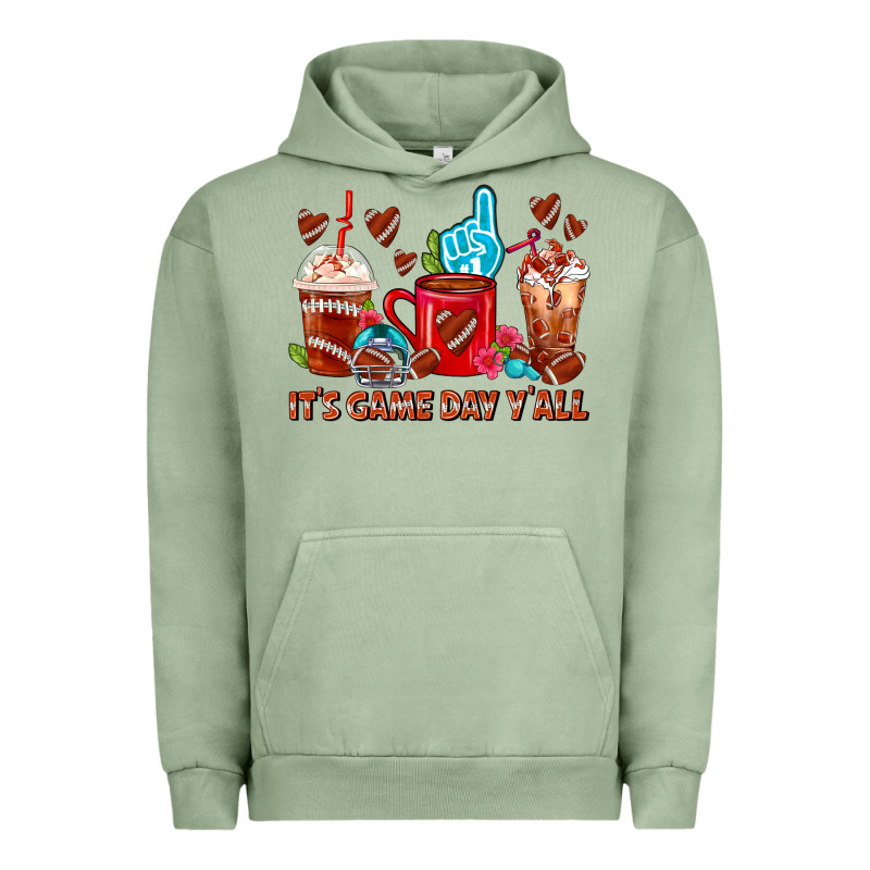 American Football Coffee Cups Urban Hoodie by FaDigitalArtStudio | Teevron