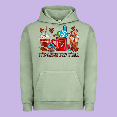 American Football Coffee Cups Urban Hoodie Designed By Fadigitalartstudio