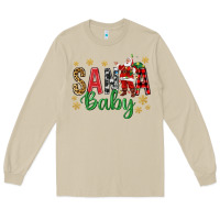 Mushroom Santa Baby With Santa Long Sleeve Tee - BundleAndBundleShop
