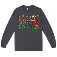 Smoke Santa Baby With Santa Long Sleeve Tee - BundleAndBundleShop