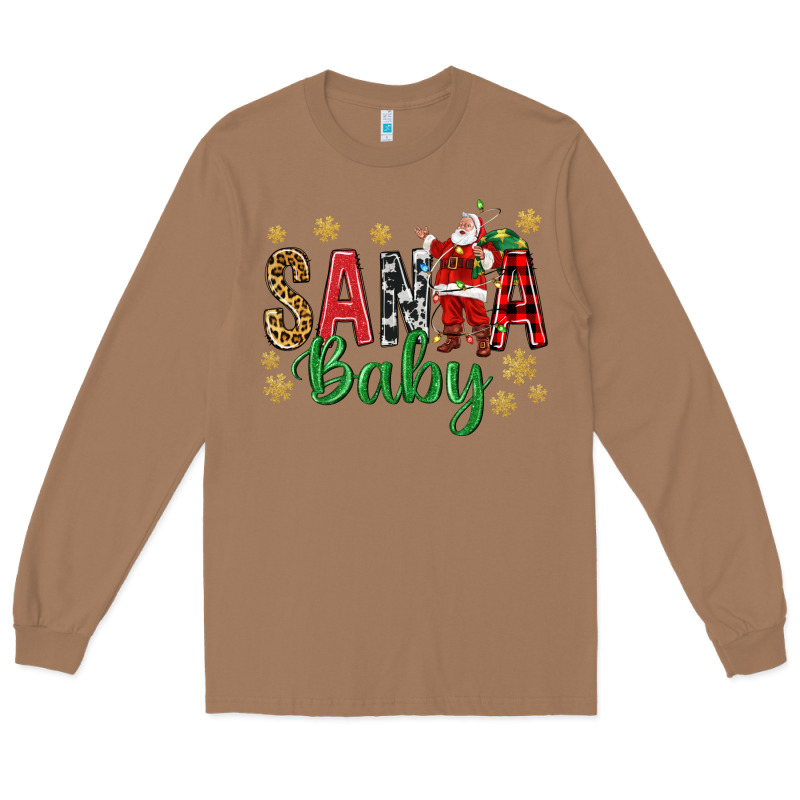 Santa Baby With Santa Long Sleeve Tee by BundleAndBundleShop | Teevron