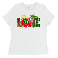 White love watermelon Ladies Tee - RanaPortraitStore