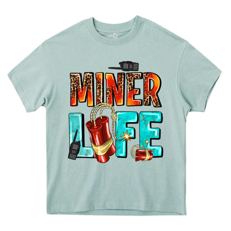 Miner Life Heavy Core Tee by AdoDesignShop | Teevron