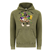 Vintage Olive out here lookin like a snack king cake mardi gras Vintage Hoodie - MaliasSmallBusiness