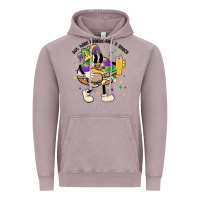Vintage Zinc out here lookin like a snack king cake mardi gras Vintage Hoodie - MaliasSmallBusiness