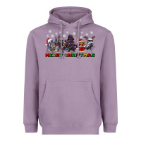 Lavender merry christmas gnomies Heavyweight Hoodie - CowGirlArtShop