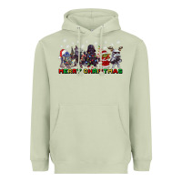 Matcha merry christmas gnomies Heavyweight Hoodie - CowGirlArtShop