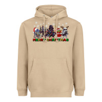 Mushroom merry christmas gnomies Heavyweight Hoodie - CowGirlArtShop