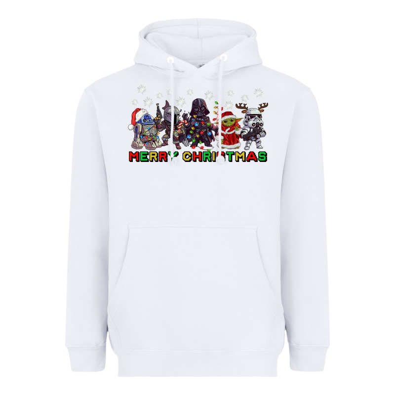 Merry Christmas Gnomies Heavyweight Hoodie by CowGirlArtShop | Teevron