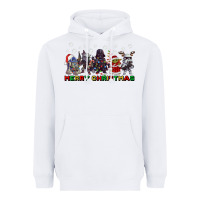 White merry christmas gnomies Heavyweight Hoodie - CowGirlArtShop