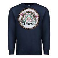 Navy nurse coaster Premium Sweatshirt - CowGirlArtShop
