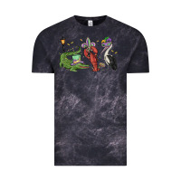 Cloud Black mardi gras alligator crawfish pelican Vintage Tee - MaliasSmallBusiness