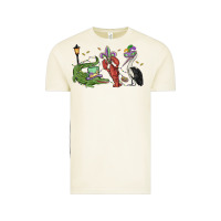 Vintage Arctic mardi gras alligator crawfish pelican Vintage Tee - MaliasSmallBusiness