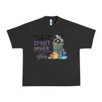 Pigment Black spirit animal raccoon Urban Heavy Tee - MaliasSmallBusiness