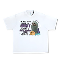 White spirit animal raccoon Urban Heavy Tee - MaliasSmallBusiness