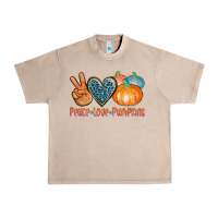 French Oak peace love pumpkins Urban Heavy Tee - AdoDesignShop