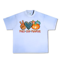 Grape Ice peace love pumpkins Urban Heavy Tee - AdoDesignShop
