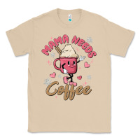 Mushroom mama needs coffee Classic Tee - MaliasSmallBusiness