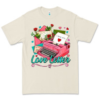 Bone love letter with typewriter Premium Tee - AdoDesignShop