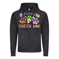 Vintage Black happy easter day paws Vintage Hoodie - MaliasSmallBusiness