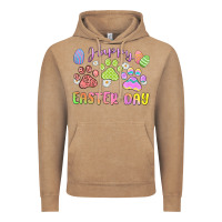 Happy Easter Day Paws Vintage Hoodie | Teevron