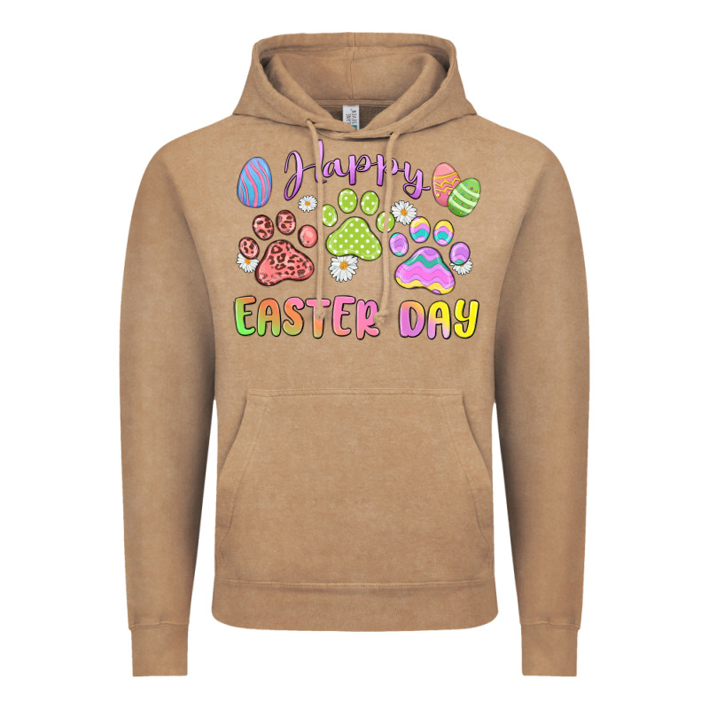 Happy Easter Day Paws Vintage Hoodie by MaliasSmallBusiness | Teevron