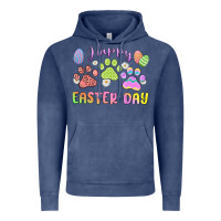 Vintage Denim happy easter day paws Vintage Hoodie - MaliasSmallBusiness
