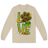 Mushroom Tie dye St. Patrick's Day love dog paw Long Sleeve Tee - BundleAndBundleShop