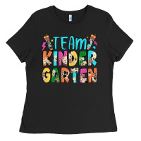Black team kindergarten Ladies Tee - JahusDesignShop