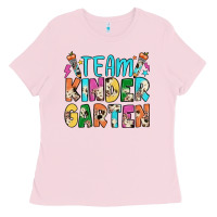 Bubblegum Pink team kindergarten Ladies Tee - JahusDesignShop