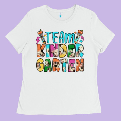 Team Kindergarten Ladies Tee Designed By Jahusdesignshop