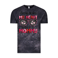 Cloud Black sorry ladies my heart belongs to mommy Vintage Tee - MaliasSmallBusiness