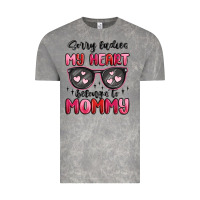 Cloud Rock sorry ladies my heart belongs to mommy Vintage Tee - MaliasSmallBusiness
