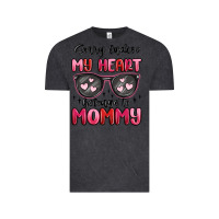 Vintage Black sorry ladies my heart belongs to mommy Vintage Tee - MaliasSmallBusiness