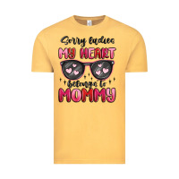 Vintage Mustard sorry ladies my heart belongs to mommy Vintage Tee - MaliasSmallBusiness