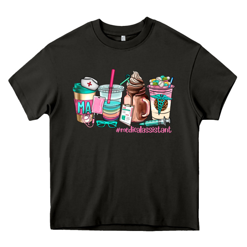 Medical Assistant Coffee Cup Heavy Core Tee by AdoDesignShop | Teevron