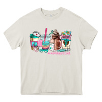 Cream medical assistant coffee cup Heavy Core Tee - AdoDesignShop