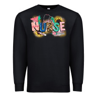 Black nurse Premium Sweatshirt - CowGirlArtShop