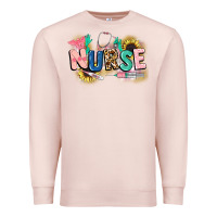 Pale Pink nurse Premium Sweatshirt - CowGirlArtShop