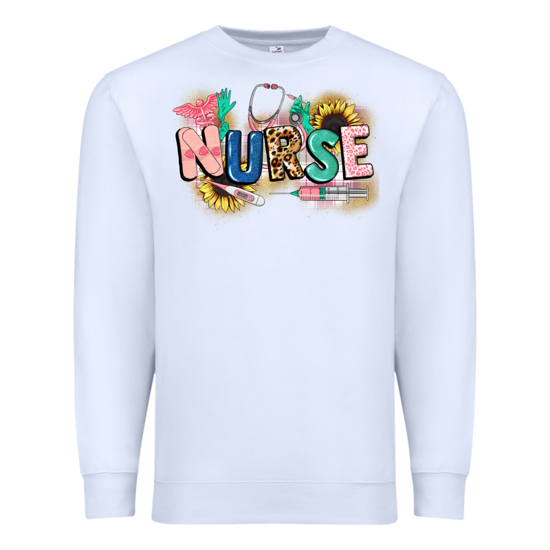 Nurse Premium Sweatshirt by CowGirlArtShop | Teevron
