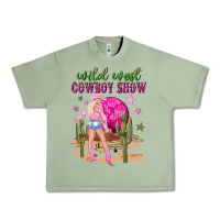 Oil Green wild west cowboy show Urban Heavy Tee - NancyCooperArtShop