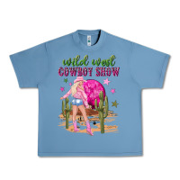 Pebble Blue wild west cowboy show Urban Heavy Tee - NancyCooperArtShop