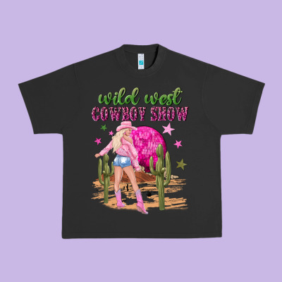 Wild West Cowboy Show Urban Heavy Tee Designed By Nancycooperartshop