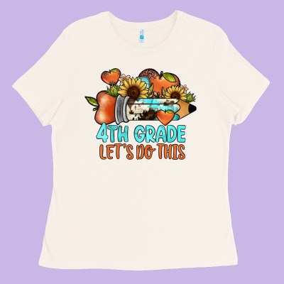 4th Grade Let's Do This Ladies Tee Designed By Jahusdesignshop