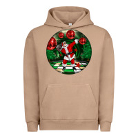 Pigment Burro Dancing santa Urban Hoodie - FaDigitalArtStudio