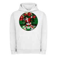 Pigment Lunar Rock Dancing santa Urban Hoodie - FaDigitalArtStudio